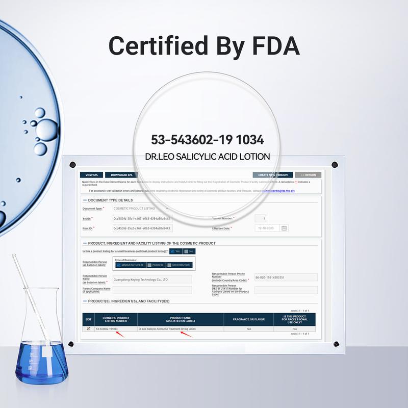 1.8% Salicylic Acid Drying Lotion